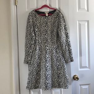 H&m Black and white leopard dress   Size small.